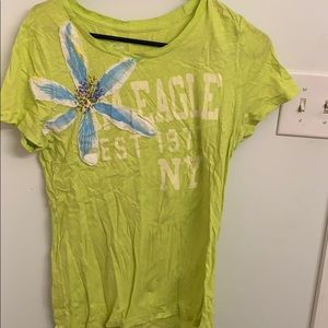 Green American Eagle shirt